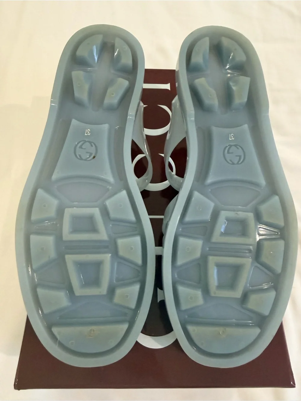 Gucci Rubber Sandal Double G